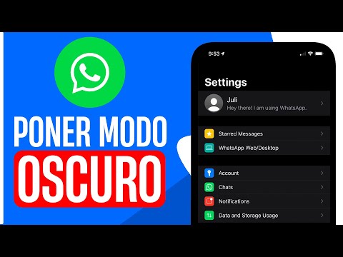 Cómo habilitar el modo oscuro de WhatsApp en iPhone