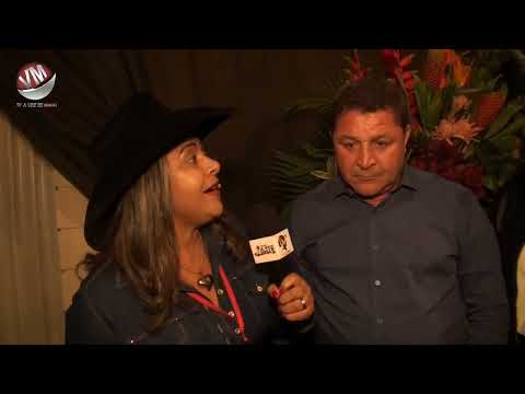 O prefeito de Nacip Raydan-MG, Gere do Dunga, e a primeira-dama Rita de Cássia 