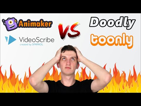DOODLY vs TOONLY vs VIDEOSCRIBE vs VYOND | Best WhiteBoard ANIMATION Software! (2023)