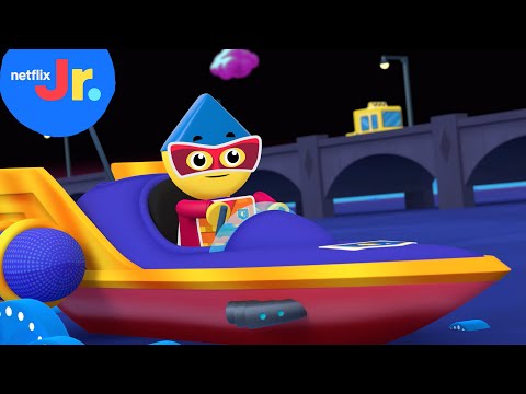 Racecar or Speedboat? | Charlie's Colorforms City | Netflix Jr
