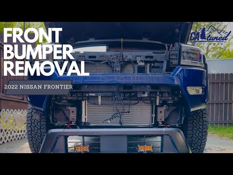 REMOVING 22+ FRONTIER FRONT BUMPER, QUICK AND EASY WAY WITHOUT REMOVING THE ENTIRE FRONT CLIP