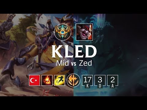 Kled Mid vs Zed - TR Challenger Patch 8.8