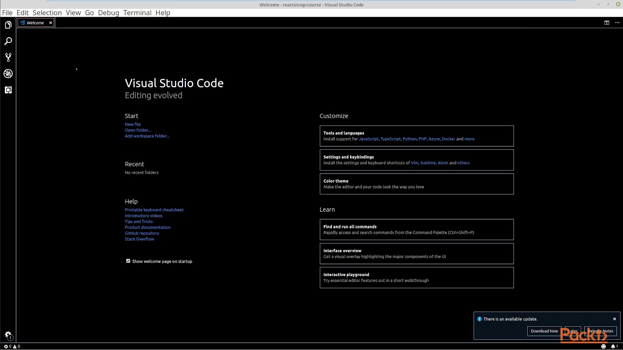 Hands-On Application Development React Bootstrap:  Install Run Create-React-App | packtpub.com