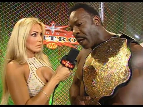 (720pHD): WCW Nitro 09/25/00 - Pamela Paulshock Interviews Booker T