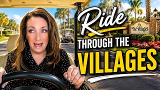 Take a golf car🛺 ride through The Villages with me!