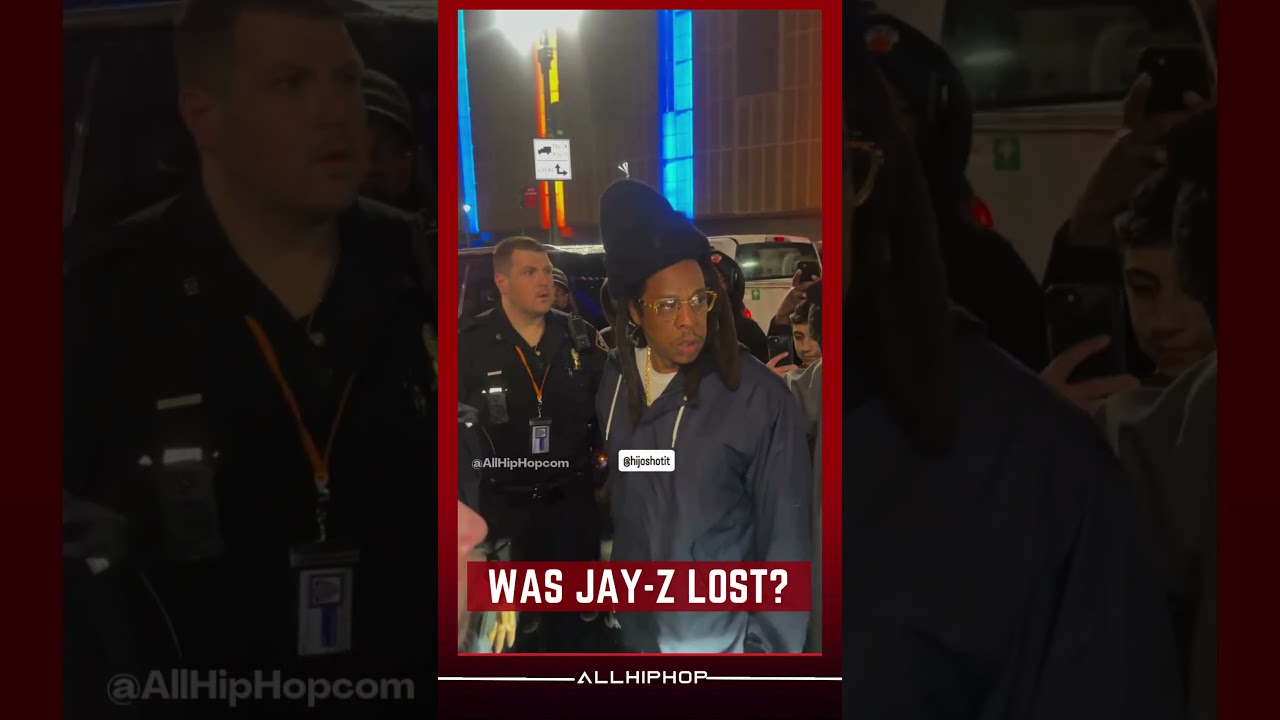 Jay-Z Disheveled After Knicks Game, Looking For His Vehicle