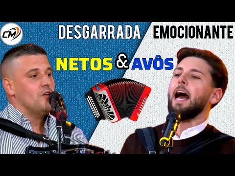 😭🪗DESGARRADA🪗😭 EMOCIONANTE😭  " Avós & Netos " . Jorge Cunha &  João  Oliveira. 