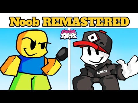 Friday Night Funkin' VS Noob REMASTERED DEMO [HARD] - Roblox FNF Mod