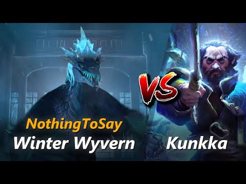 NothingToSay mid Winter Wyvern vs Kunkka | First 10 minutes