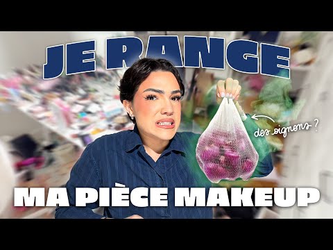 I'M ORGANIZING MY MAKEUP ROOM... (I found some onions)