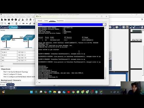 2.9.2 Packet Tracer - Basic Switch and End Device Configuration - Physical Mode.pka