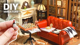 Catherine's Living Room | DIY Miniature Dollhouse Crafts | Relaxing Satisfying Video ✨