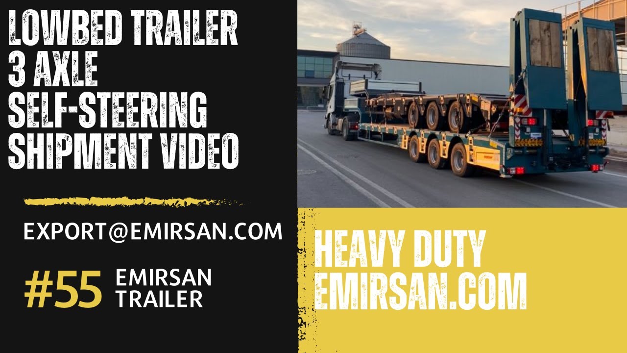 3 Axle Lowbed Shipment