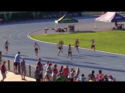 GIRLS U12 200M FINAL - 2018 STATE TRACK AND FIELD CHAMPIONSHIPS // LAVicTV