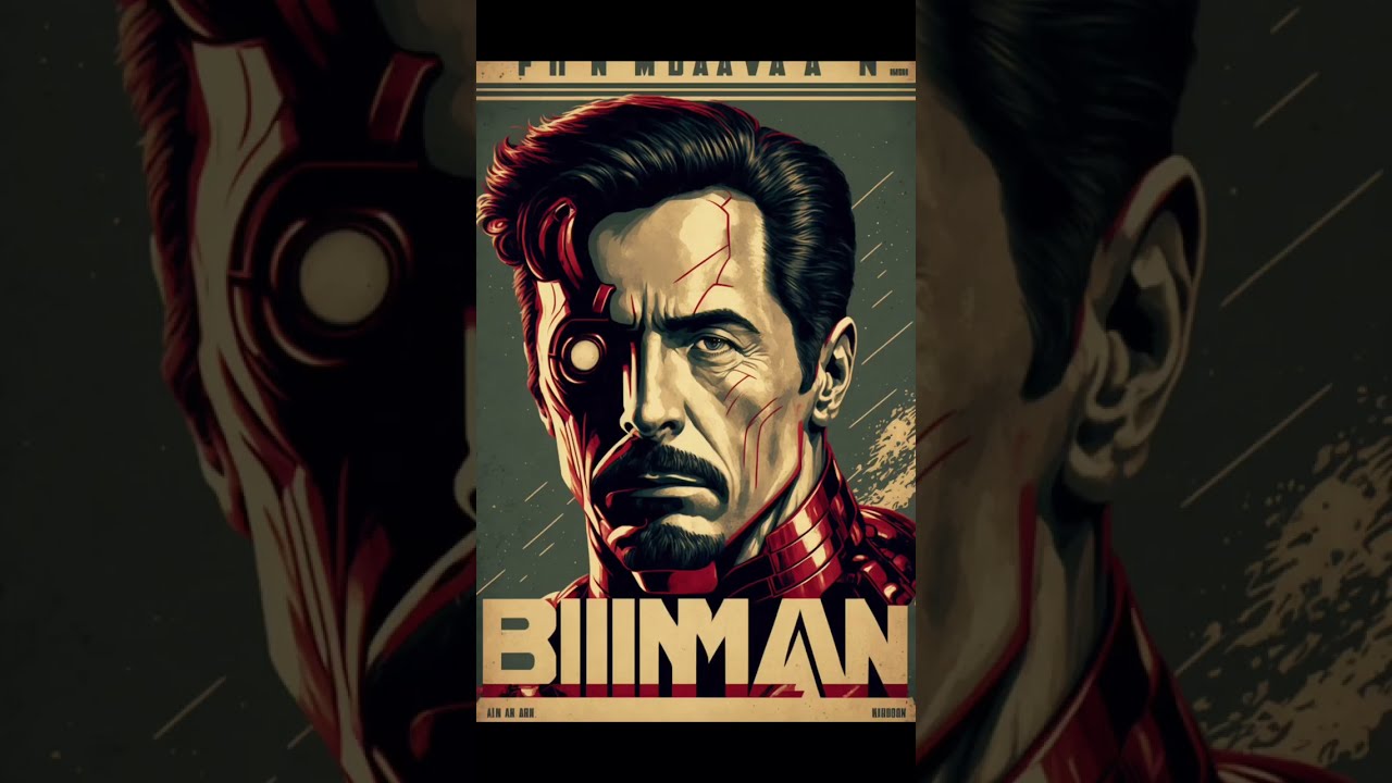 Midjourney Retro Posters of Marvel and DC Superhero Movies