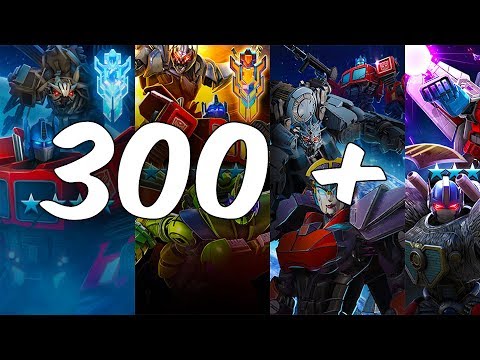 MASSIVE 300+ CRYSTAL OPENING! Transformers: Forged To Fight