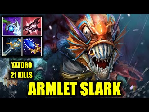 🔥 ARMLET SLARK - 7.32b - YATORO - 21 Kills - Dota 2 Pro Game Highlights
