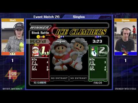 Event Match 26: SluG (Icies) vs Bones (Falco) - Losers Finals