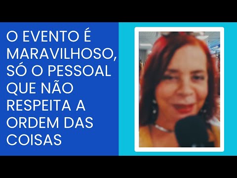 Regina Brito queria curtir mais o evento não fossem certas pessoas