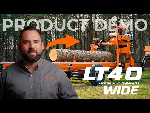 LT40WIDE Hydraulic Portable Sawmill Product Demo | Wood-Mizer USA