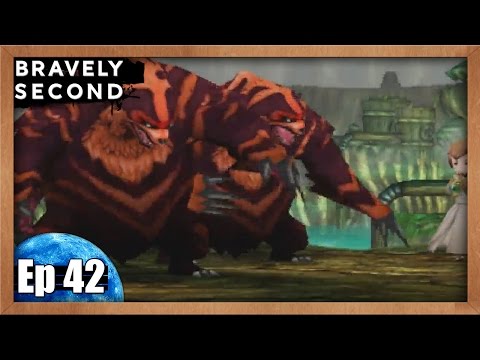 Bravely Second End Layer Playthrough Pt 42: Just "BEARLY" Surviving in Geyser Grotto
