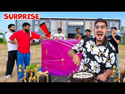Birthday Surprise Prank On Amit | अमित को लगा झटका फिर आया मज़ा | Crazy XYZ