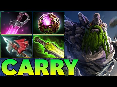 23 Kills Tiny Dota 2 !! Tiny Dota 2 Gameplay Guide Mid Lane 7.40 Carry Best Item Build