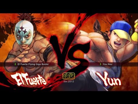 SSFIV AE 2012:  Cafeid RoseCarl (El Fuerte) vs o mohib o (Yun)