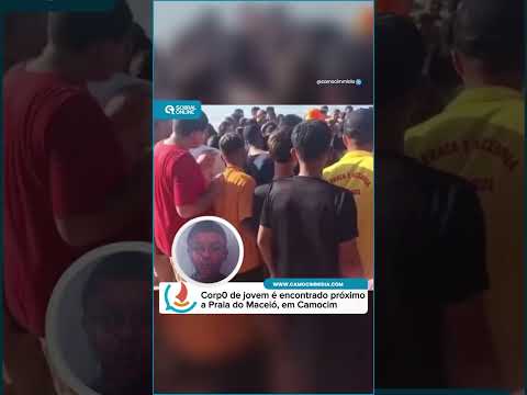 Corpo do jovem Daniel de 15 anos, de Sobral que sumiu em praia de Camocim #ceará, é encontrado.#news