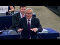 Leerer Saal Juncker nennt Europaparlame Leerer Saal Juncker nennt Europaparlame