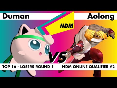 NDM Online Qualifier #2 - Duman (Jigglypuff) vs. Aolong (Sheik) Top 16