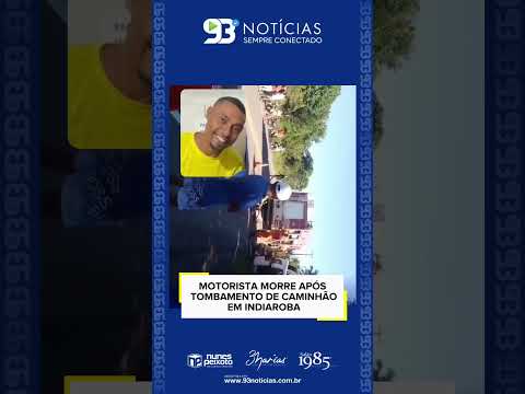 🖤🚛 MOTORISTA MORRE APÓS TOMBAMENTO DE CAMINHÃO EM INDIAROBA