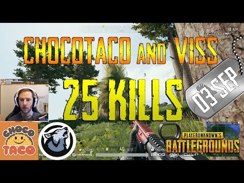 chocoTaco and Viss | 25 Kills | PUBG