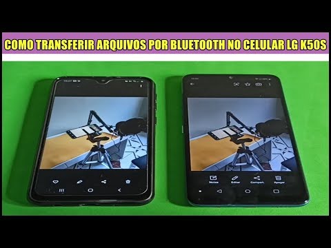 How to Transfer Files via Bluetooth on LG K50s Cell Phone