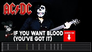 【AC/DC】[ If You Want Blood (You&#39;ve Got It) ] cover by Masuka | LESSON | GUITAR TAB