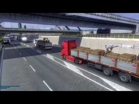 ETS 2 Multiplayer Rotterdam Flying Truck