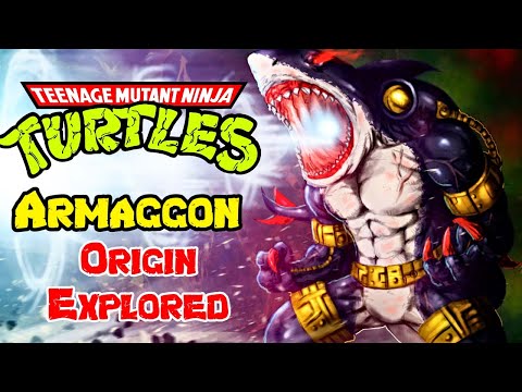 Armaggon Origins - A Future Mutant Shark Who Teams Up With Shredder To Steal The Timeslip-Generator