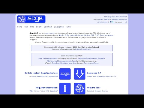 CTNT 2020 - A virtual tour of SageMath