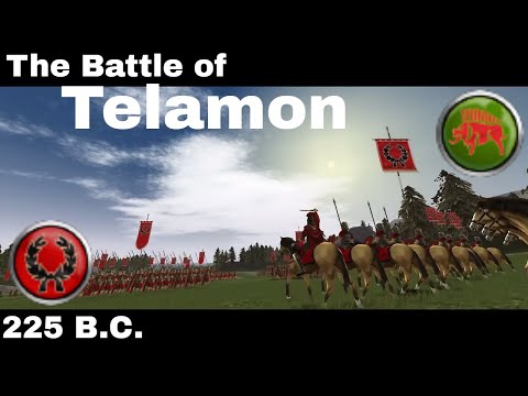 The Battle of Telamon (225 B.C.) Very Hard - Total War Historical Battles