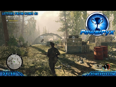 Sniper Elite 4 - Mission 3 All Collectible Locations (Deadeye Targets, Letters, Reports, Documents)