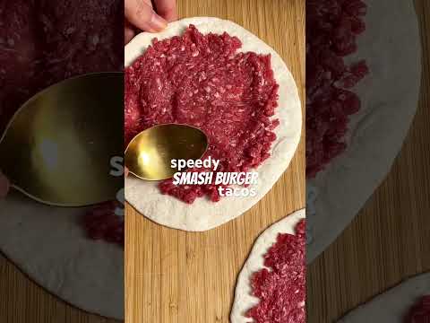 A burger, but make it a taco 🍔🌮 I’m OBSESSED with these easy Big Mac smash burger tacos