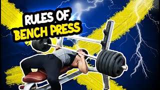 Rules of Bench Press | Guide to Bench press rules in Powerlifting