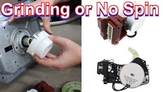 Washer No Spin or Grinding Sound? Actuator Transmission Step by Step Guide to Fix or Replace