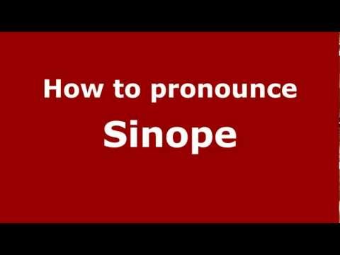 How to pronounce Sinope