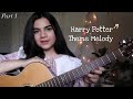 How to Play Harry Potter Theme Song/Melody on Guitar | Easy fingerpicking Guitar Lesson