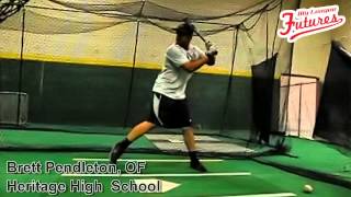 BRETT PENDLETON, OF, HERITAGE HIGH SCHOOL, SWING MECHANICS AT 200 FPS