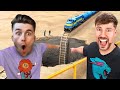 MrBeast S Most Chaotic Video Train Vs Giant Pit