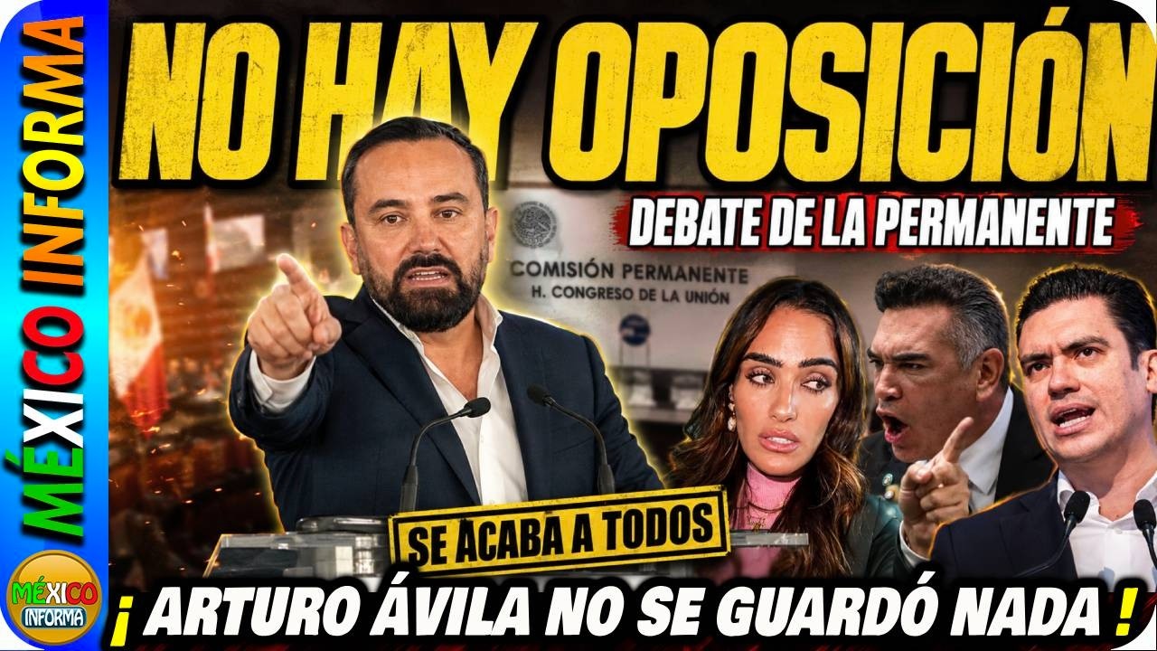 ARTURO ÁVILA SE LANZA CONTRA LÍDERES DE PARTIDO. "NO HAY OPOSICIÓN" SE ENCIENDE EL DEBATE.