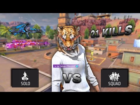 WHITE TIGER Solo vs Squad 21 Kills