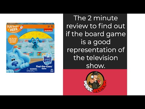The Purge: # 3368 Nickelodeon Blue's Clues Find the Clues, Matching Board Game: The 2 Minute Review